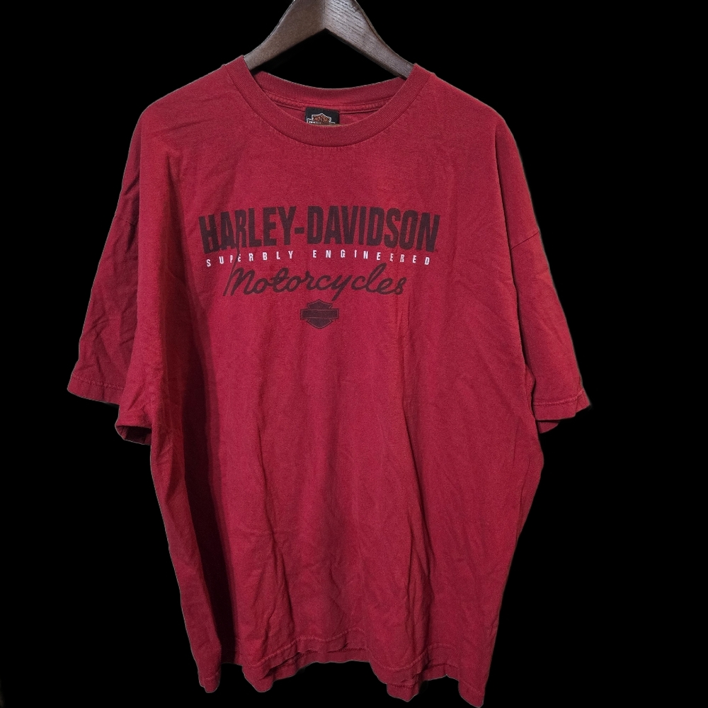 3XL Red Harley Davidson One Love T-Shirt